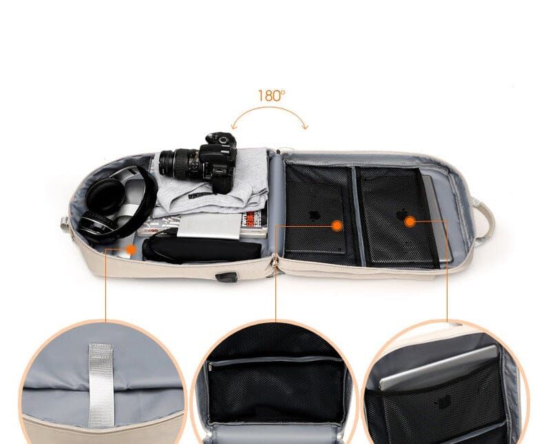 sac à dos de voyage femme avec fonction USB