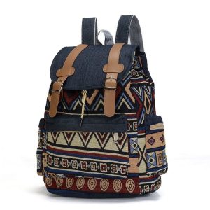 sac à dos de voyage motif aztèque