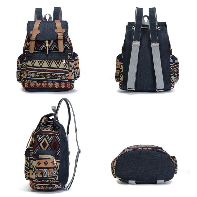 sac à dos de voyage style aztèque