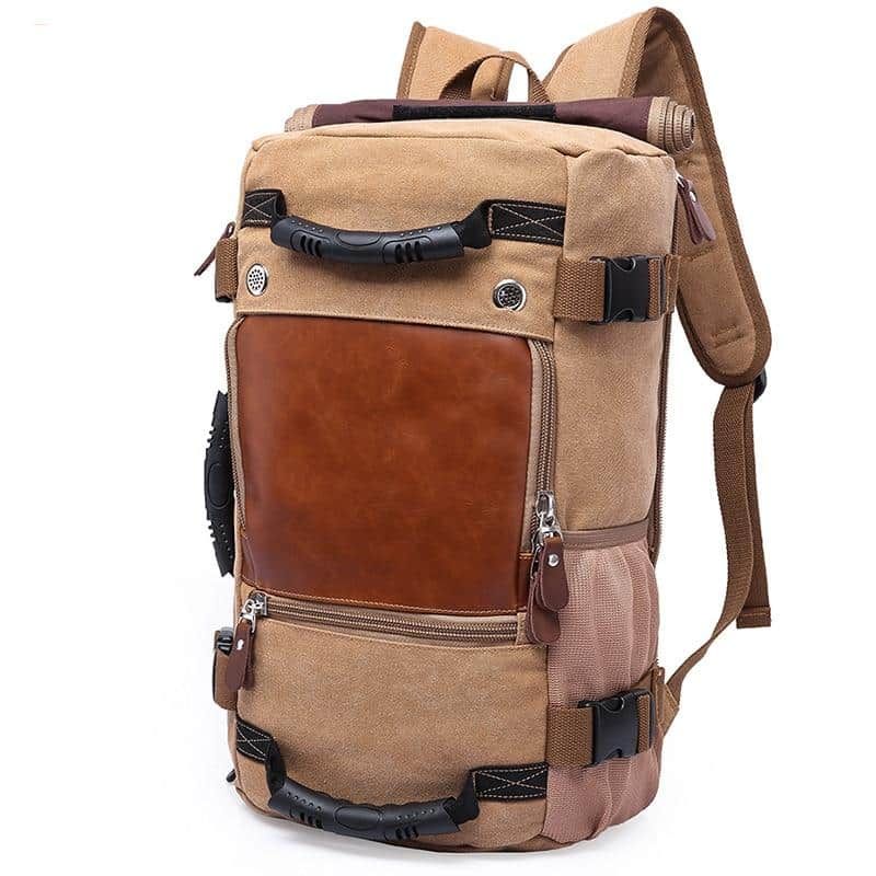 sac à dos de voyage vintage imperméable