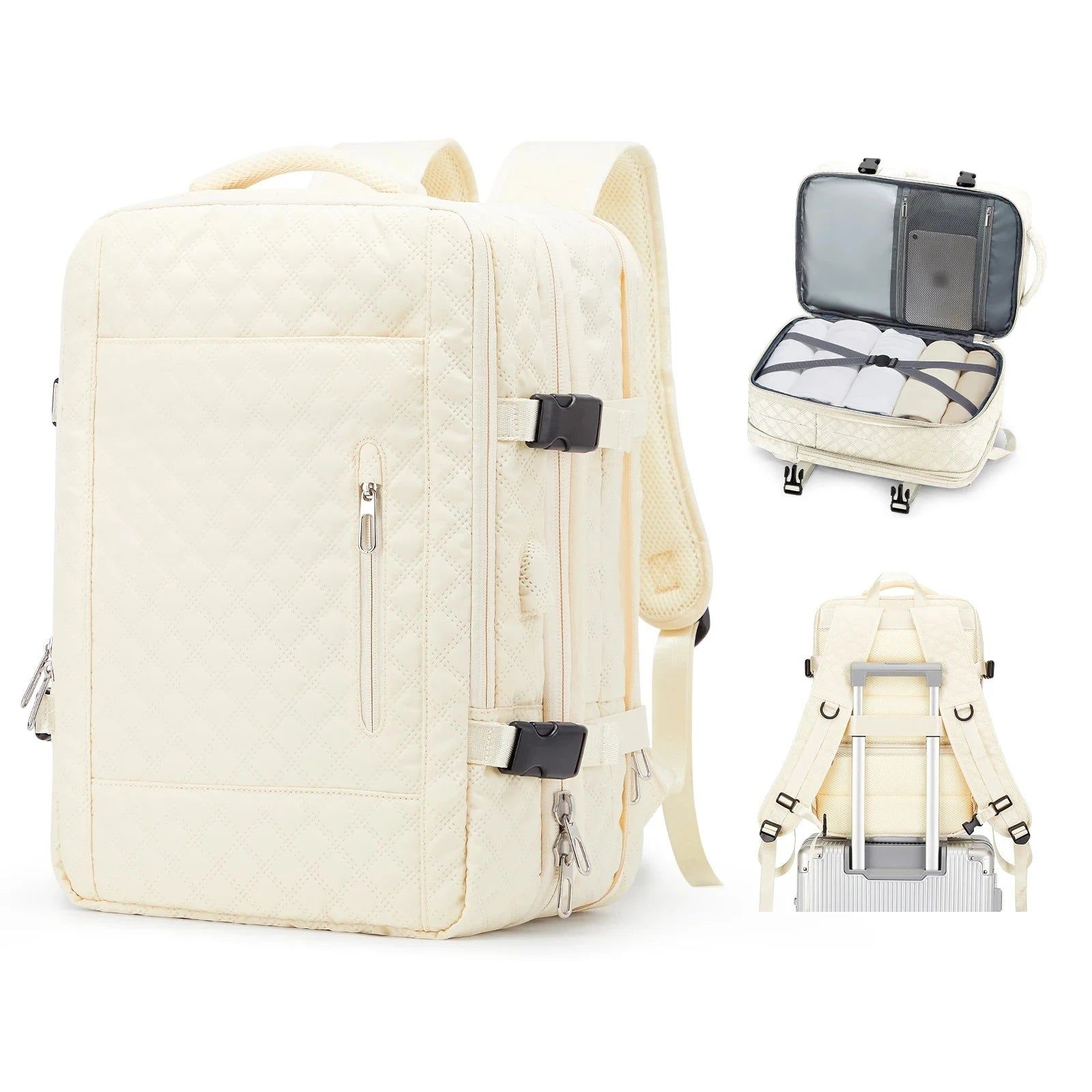sac à dos design matelassé pour femmes