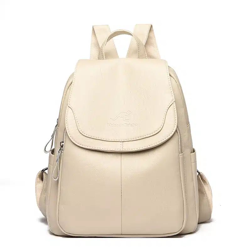 sac à dos élégant simili cuir souple