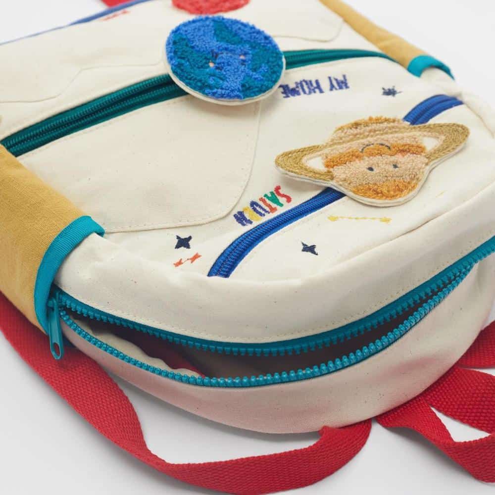 sac à dos en coton brodé pour les enfants