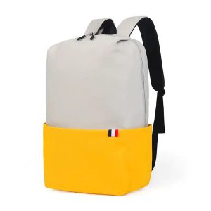 sac à dos en patchwork en nylon pour homme et femme