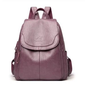 sac à dos en simili cuir souple