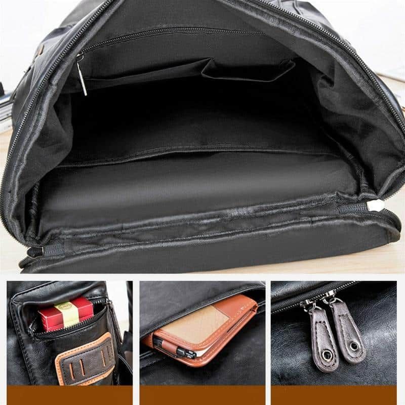 sac à dos en similicuir pour femmes