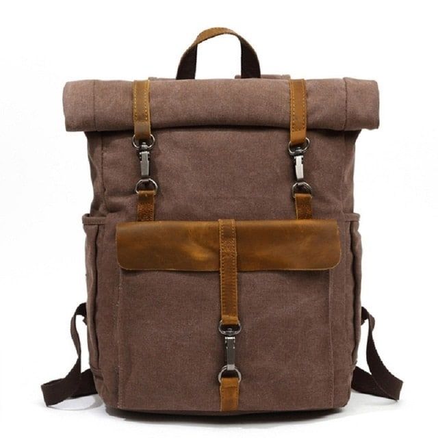 sac à dos en toile tendance vintage