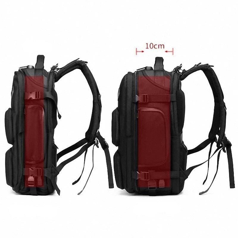 sac à dos extensible sécurisé