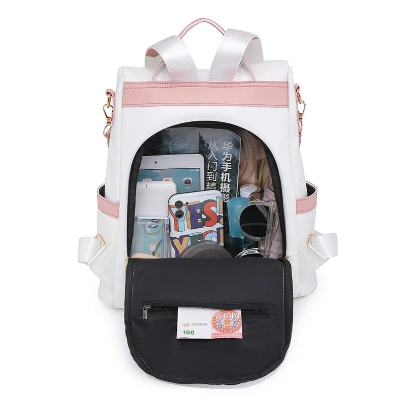 sac à dos féminin ouverture dorsale