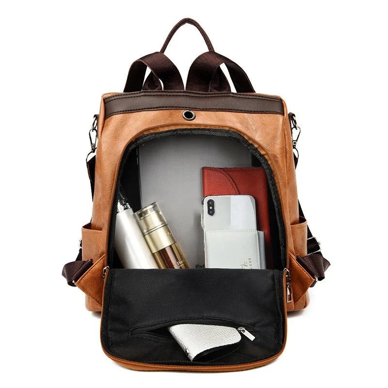 sac à dos femme antivol compartiment dorsal