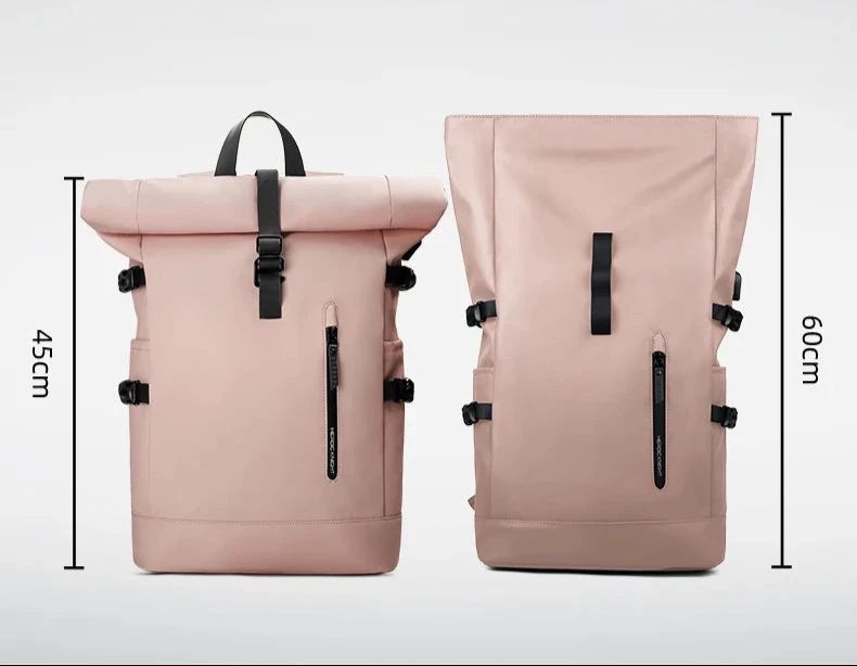 sac à dos femme avec design roll top