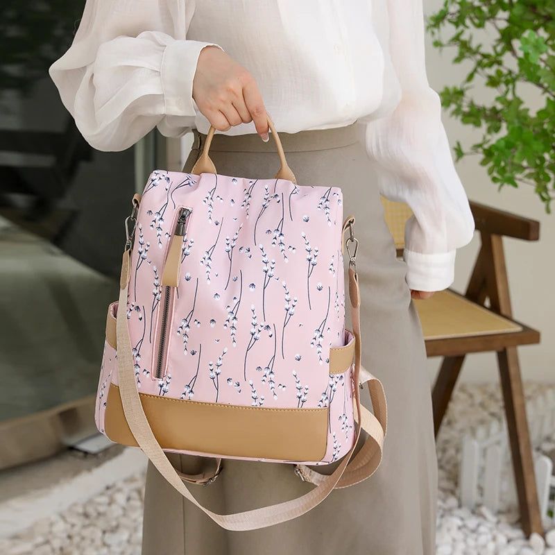 sac à dos femme design fleuri