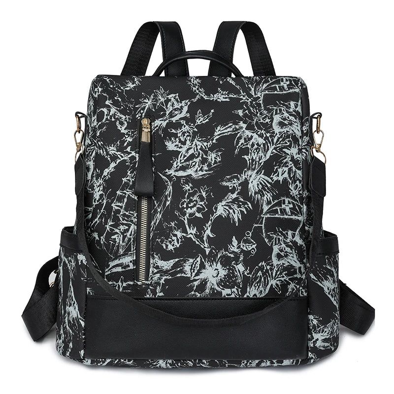 sac à dos femme fonctionnel fermeture dans le dos