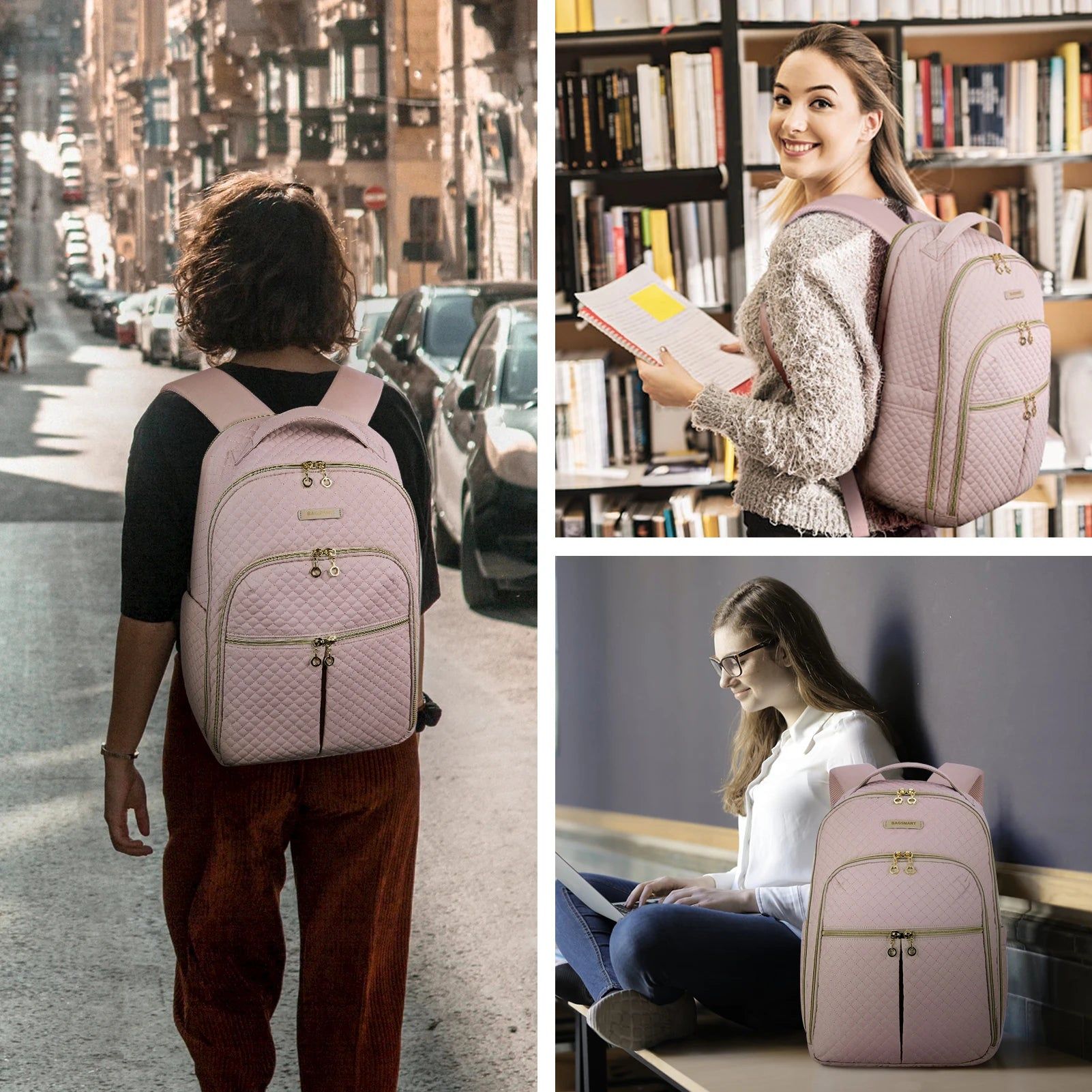 sac à dos femme robuste pour travail et études