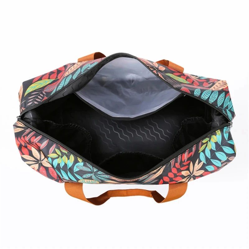 sac à dos fleuri de voyage