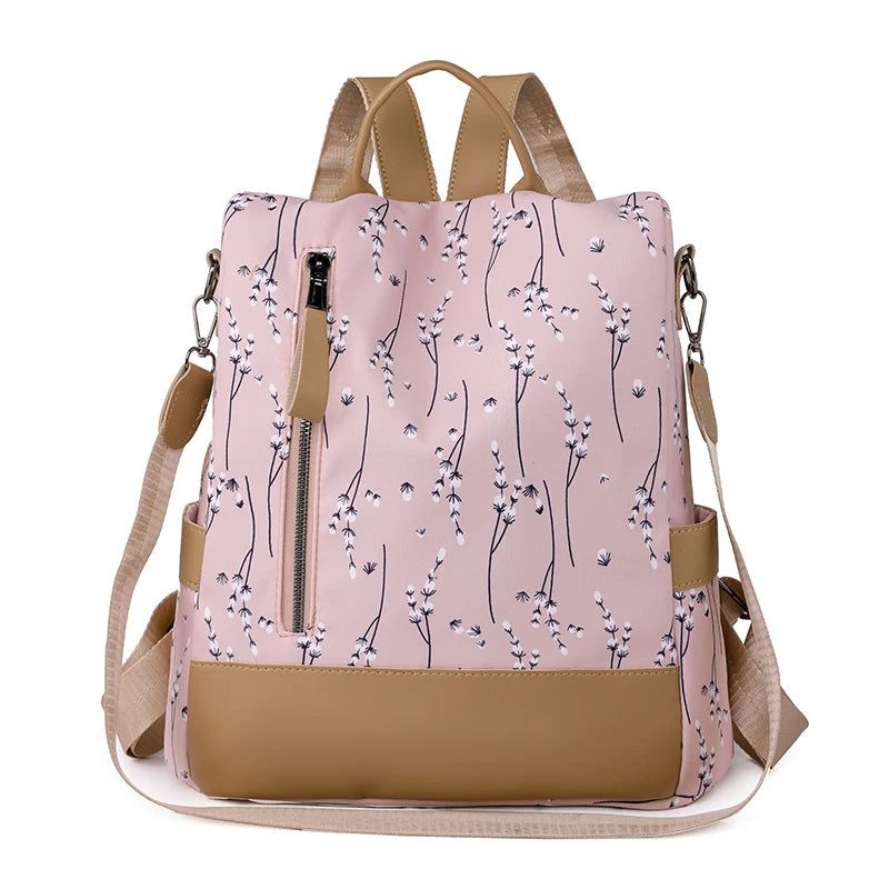 sac à dos fleuri sécurisé