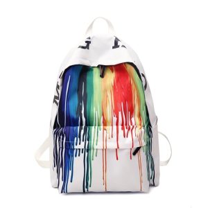sac à dos graffiti unisexe décontracté
