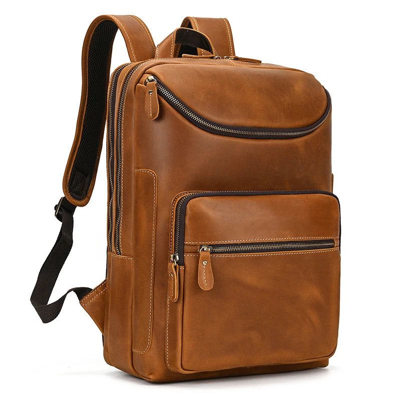 sac à dos homme en cuir élégant