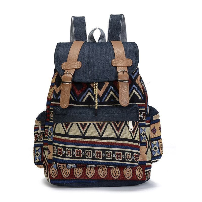 sac à dos motif aztèque pratique