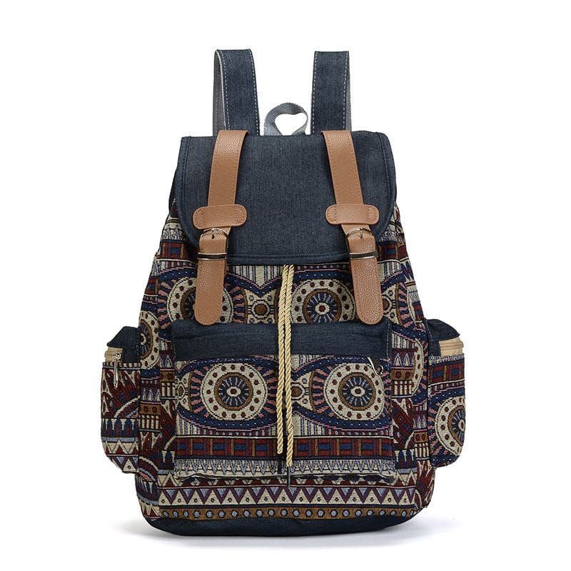 sac à dos motif ethnique aztèque