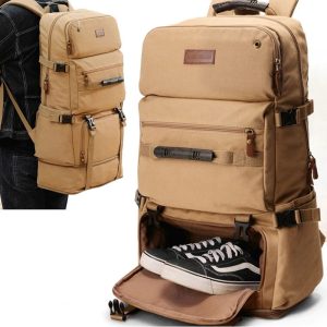 sac à dos multifonctions en toile pour hommes