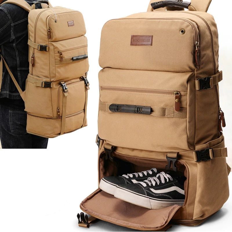 sac à dos multifonctions en toile pour hommes