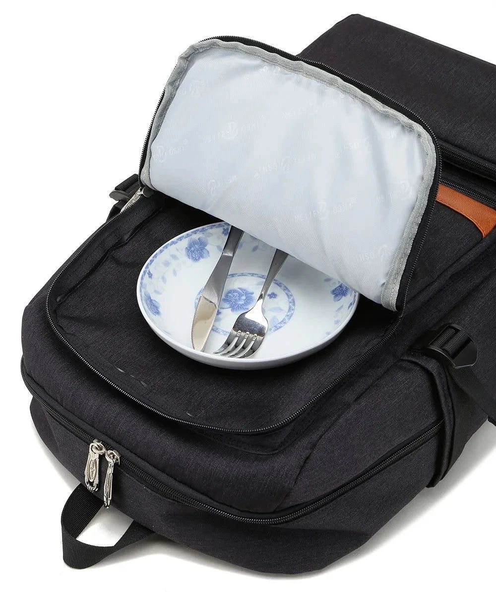 sac à dos ordinateur avec poche isotherme
