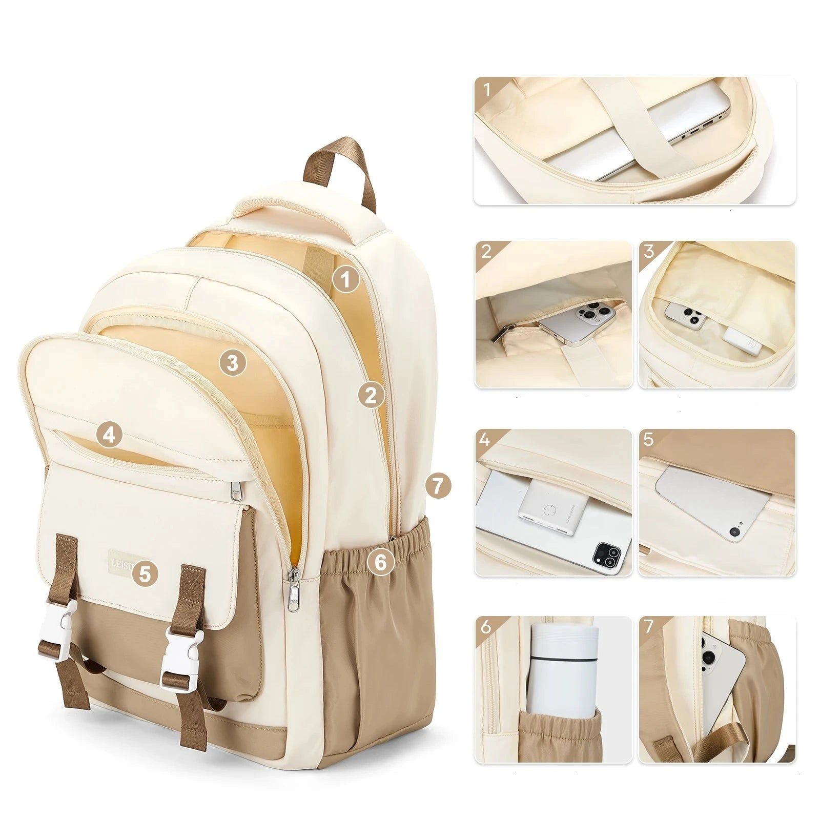 sac à dos ordinateur grande capacité