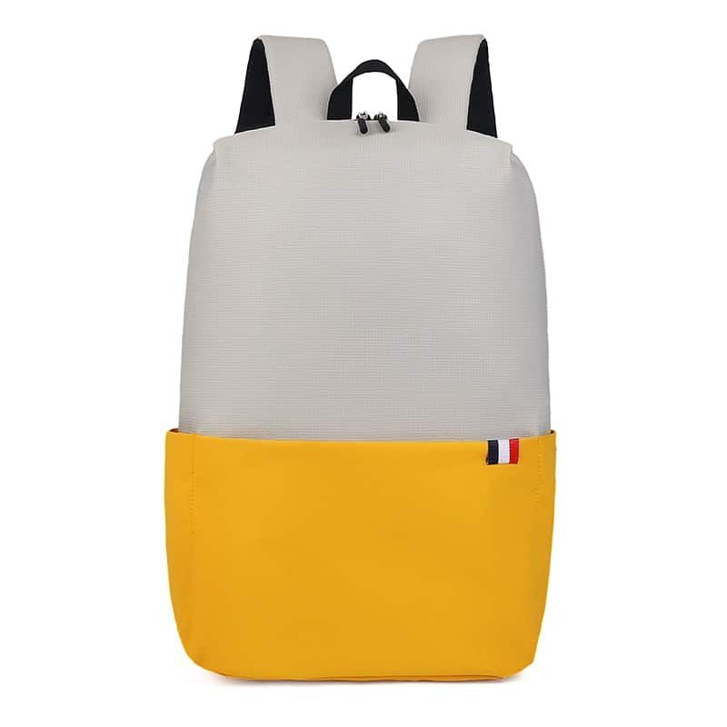 sac à dos patchwork unisexe en nylon