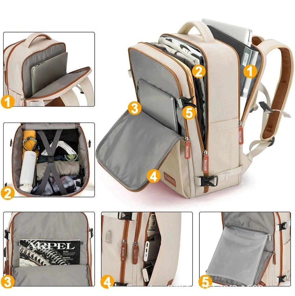 sac à dos pratique pour avion