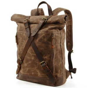 sac à dos randonnée rétro étanche en toile