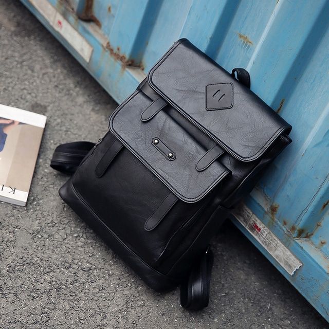 sac à dos retro en simili cuir pour aventuriers