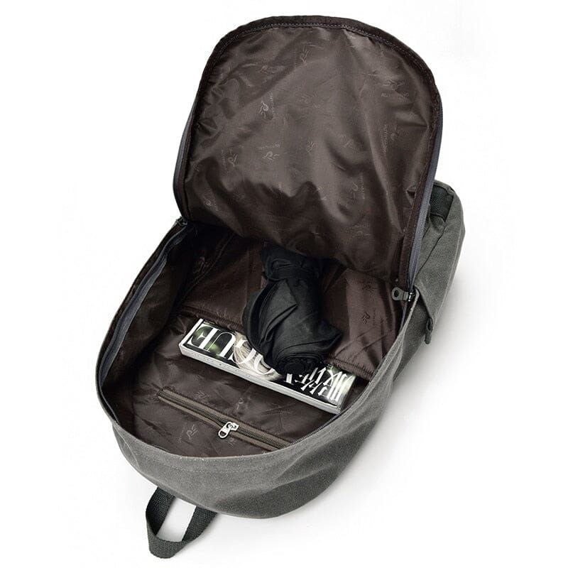 sac à dos rétro en toile