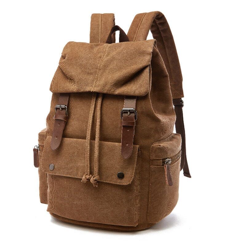 sac à dos retro en toile canvas