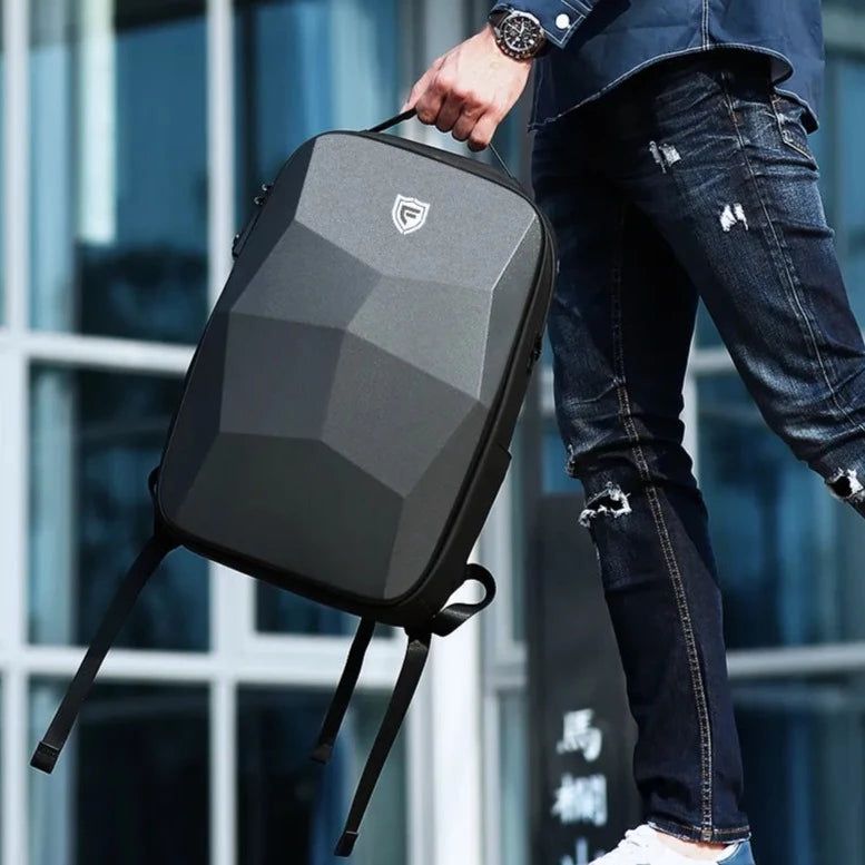 sac à dos rigide avec protection antivol USB