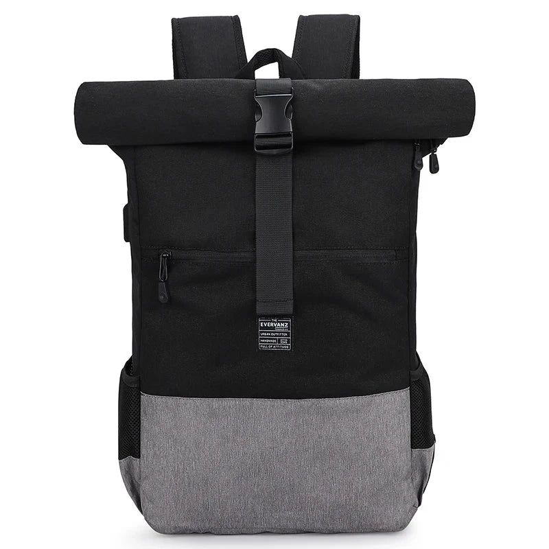 sac à dos roll-top avec poches