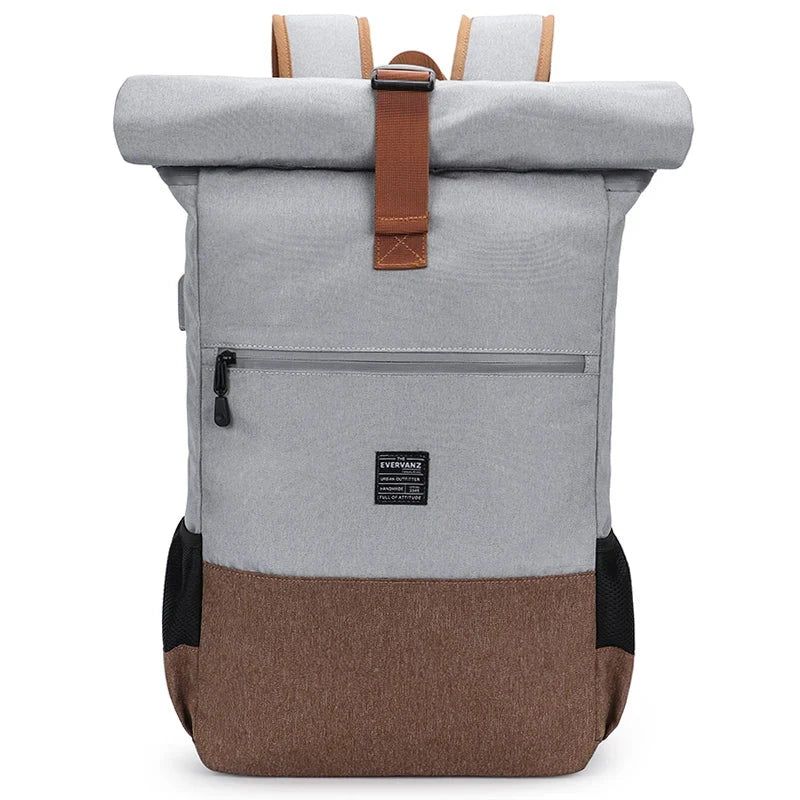 sac à dos roll-top compartiments spacieux
