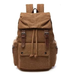 sac à dos toile canvas style vintage