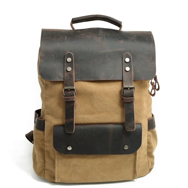 sac à dos toile rétro