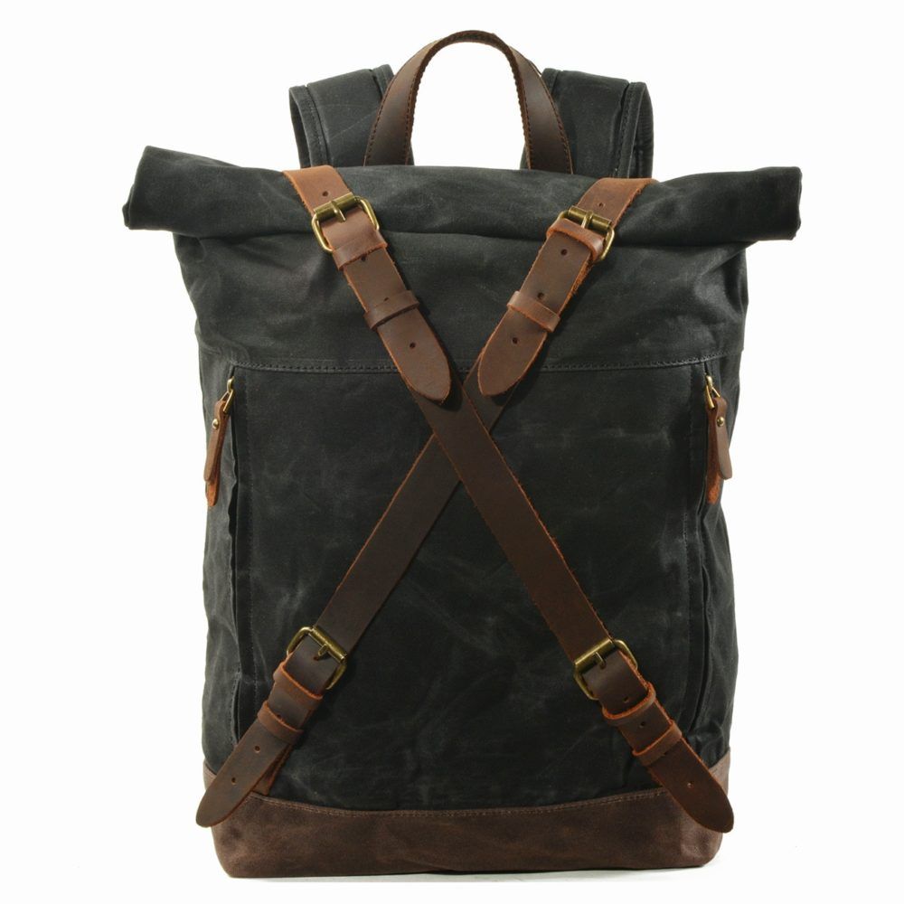 sac à dos toile rétro pour activités de plein air