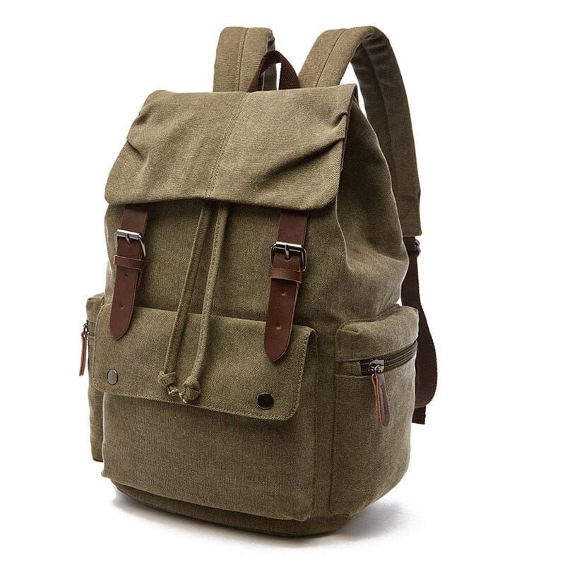 sac à dos vintage avec poches