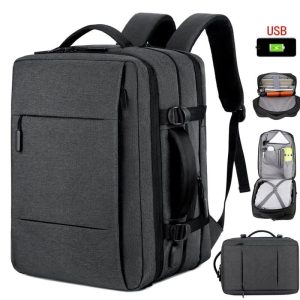 sac à dos voyage cabine avion extensible USB