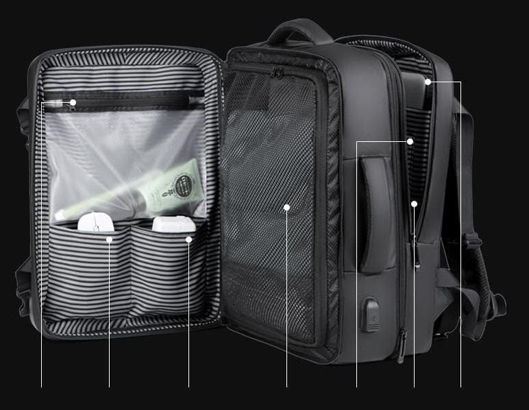 sac à dos voyage durable coque rigide
