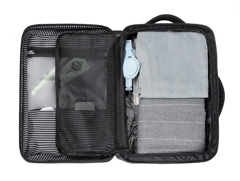 sac à dos voyage pratique avec coque rigide