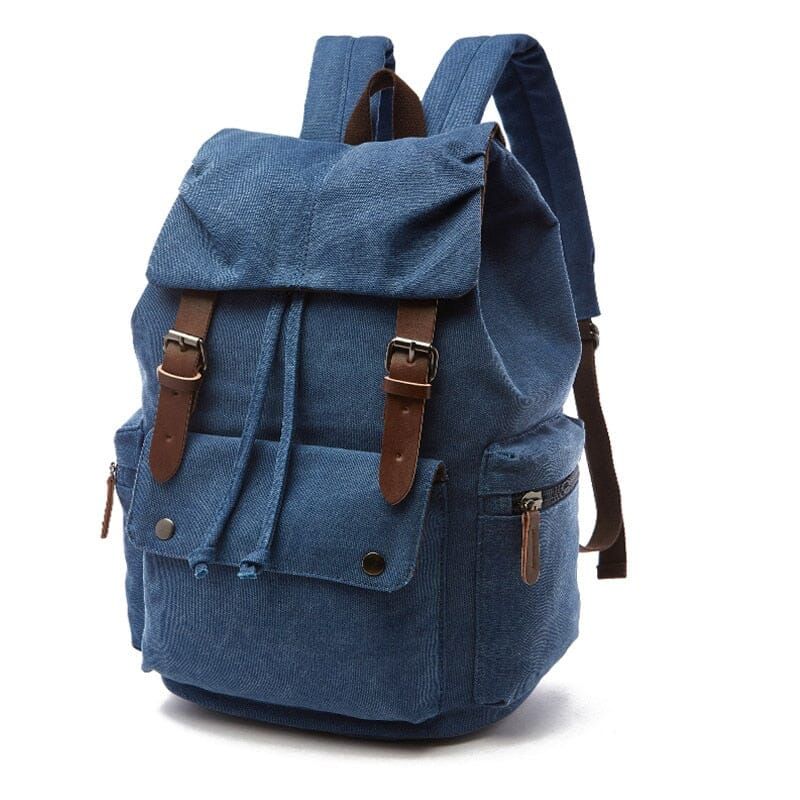 sac à dos voyage vintage toile canvas