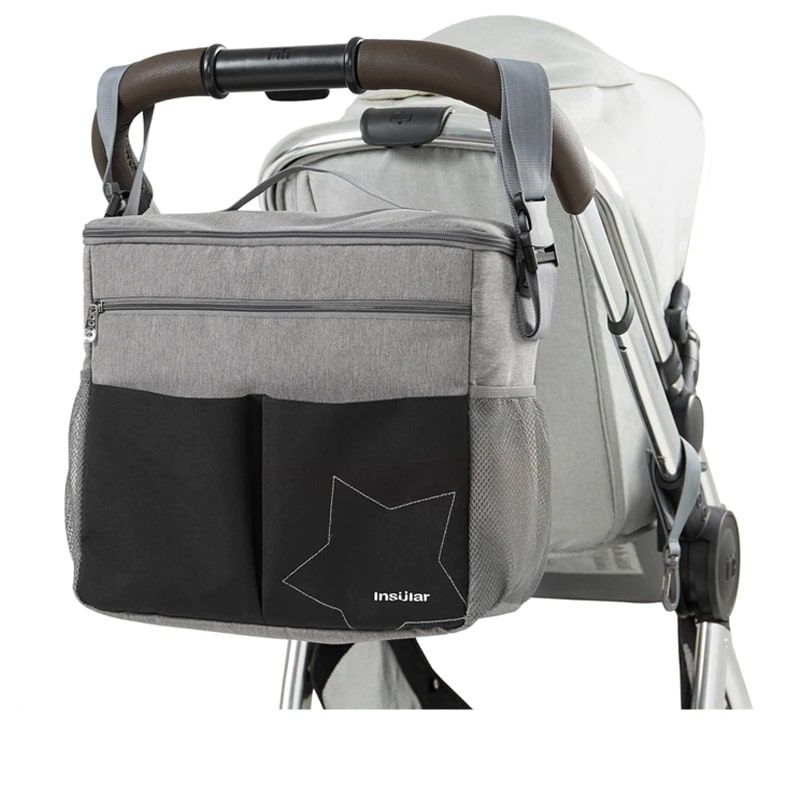 sac à langer avec accroche poussette