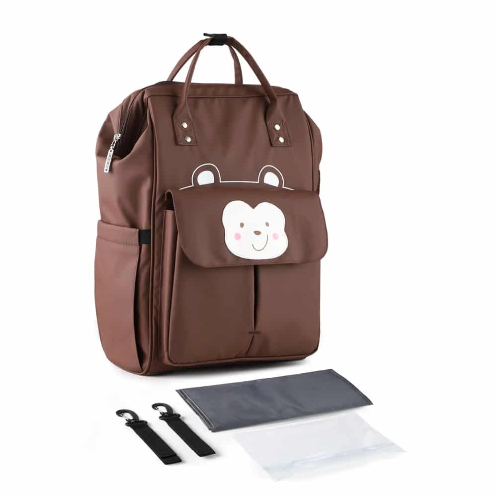 sac à langer pour bébé motifs d'animaux colorés