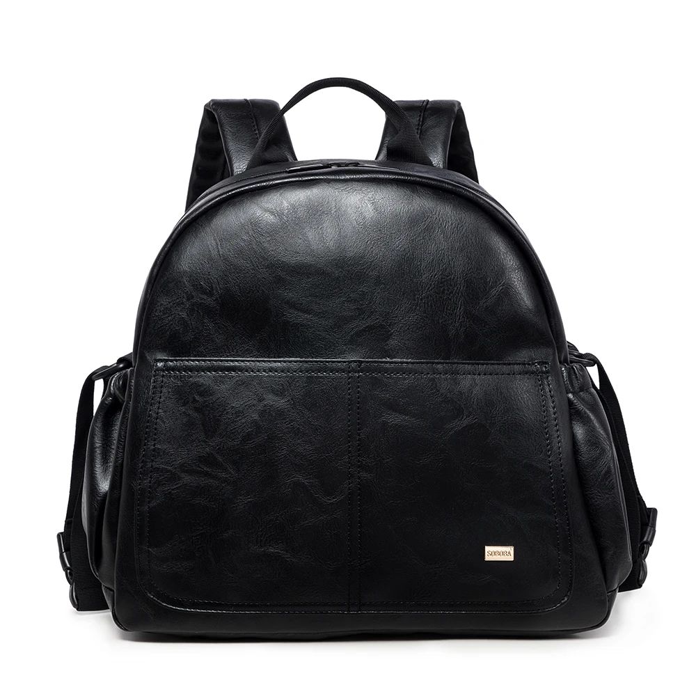 sac à langer pratique en simili cuir