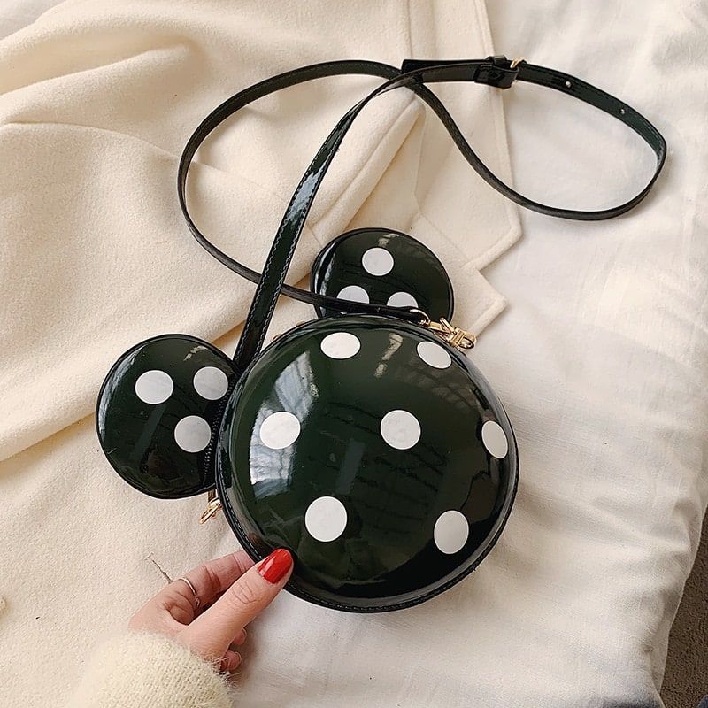 sac à main bandoulière à pois