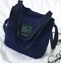 sac à main en velours côtelé